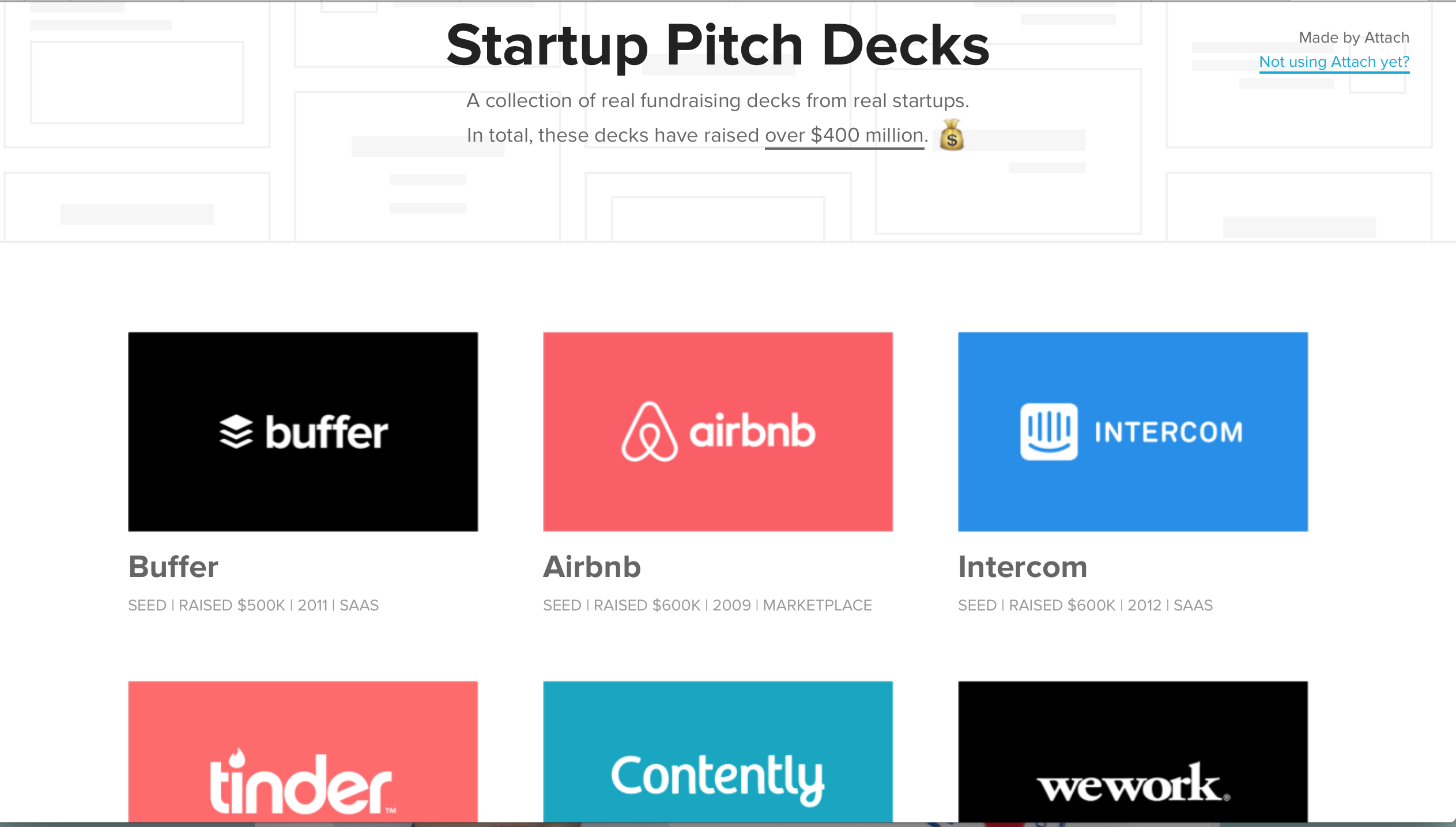 startup pitch deck