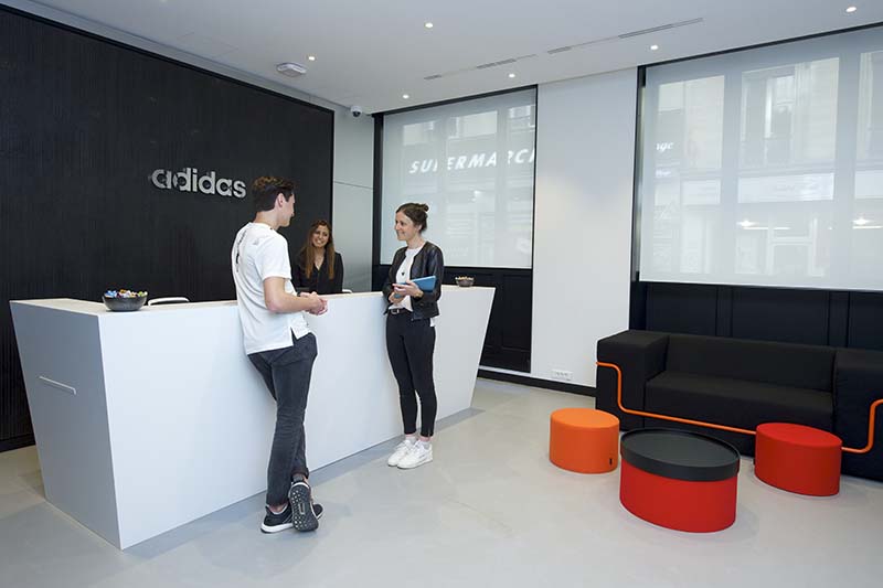 Bureau d'Adidas à Paris