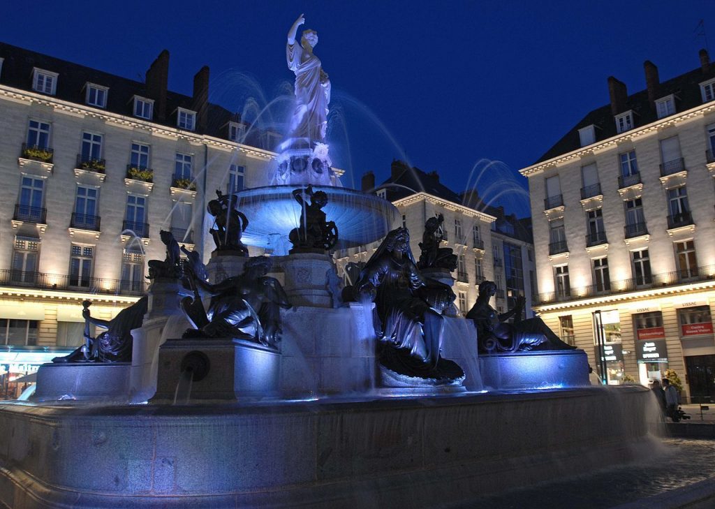 Place Royale, à Nantes