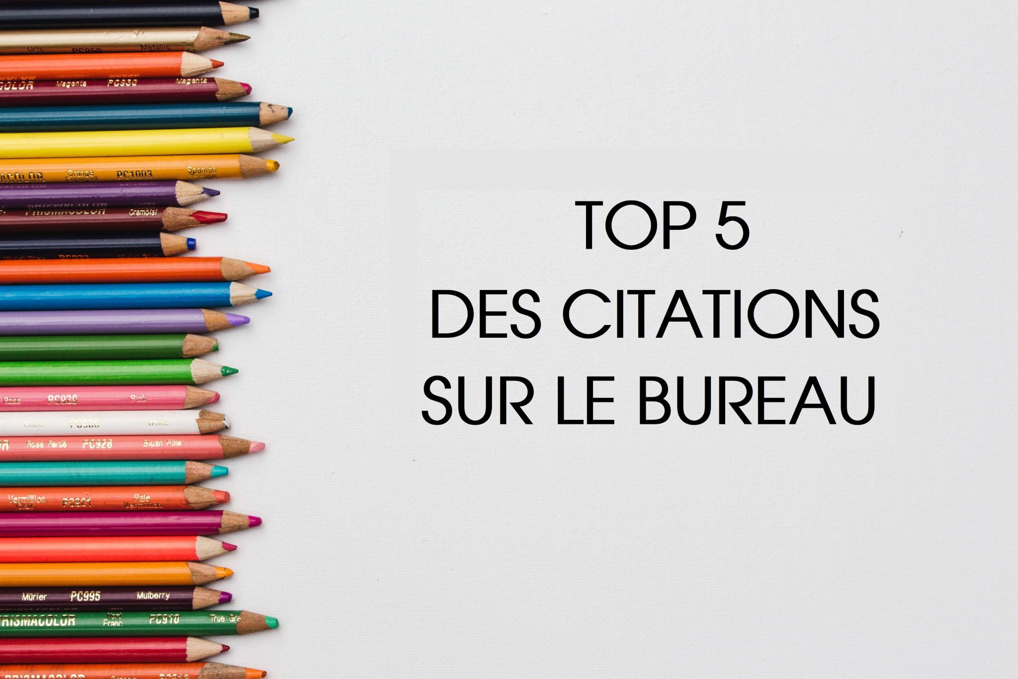 Top 5 Des Citations Sur Le Bureau